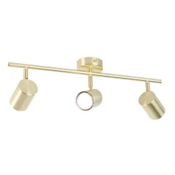 Smart plafondlamp messing verstelbaar incl. 3 Wifi GU10 - Jeana