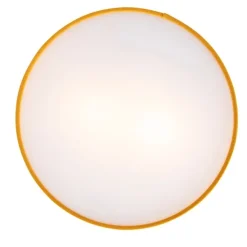 Smart plafondlamp oker 40 cm met gouden binnenkant incl. Wifi A60- Drum
