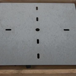 Smart plafondlamp staal met hout incl. 4 WiFi GU10 - Emado