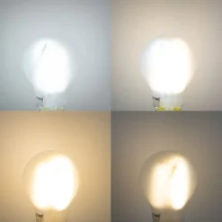 Smart plafondlamp wit 50 cm incl. 4 Wifi A60 - Drum Jute