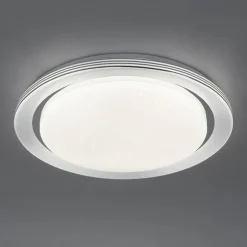 Smart plafondlamp wit 48 cm incl. LED en dimmer RGB - Jochem