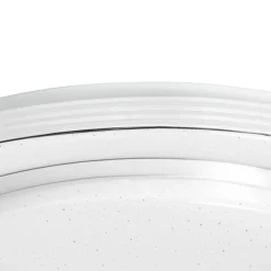 Smart plafondlamp wit 48 cm incl. LED en dimmer RGB - Jochem