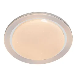 Smart plafondlamp wit 48 cm incl. LED en dimmer RGB - Jochem