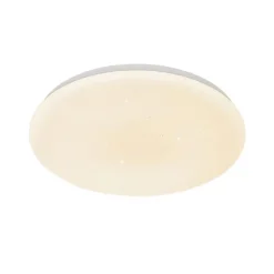 Smart plafondlamp wit 38 cm stereffect incl. LED met afstandsbediening - Extrema