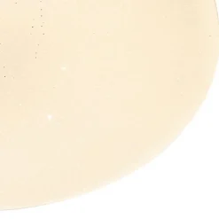 Smart plafondlamp wit 38 cm stereffect incl. LED met afstandsbediening - Extrema