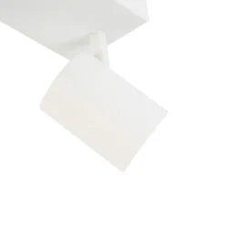 Smart plafondlamp wit rechthoekig incl. 2 Wifi GU10 - Jeana