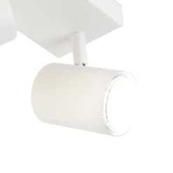 Smart plafondlamp wit rechthoekig incl. 3 Wifi GU10 - Jeana