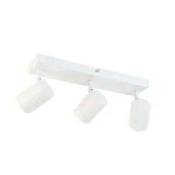 Smart plafondlamp wit rechthoekig incl. 3 Wifi GU10 - Jeana