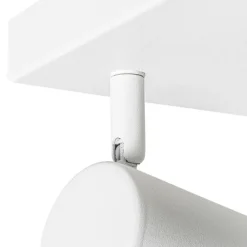 Smart plafondlamp wit vierkant incl. 4 Wifi GU10 - Jeana