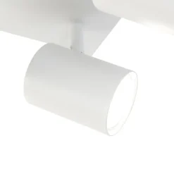 Smart plafondlamp wit vierkant incl. 4 Wifi GU10 - Jeana