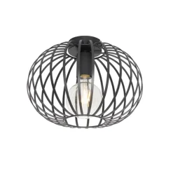 Smart plafondlamp zwart 30 cm incl. Wifi G95 - Johanna