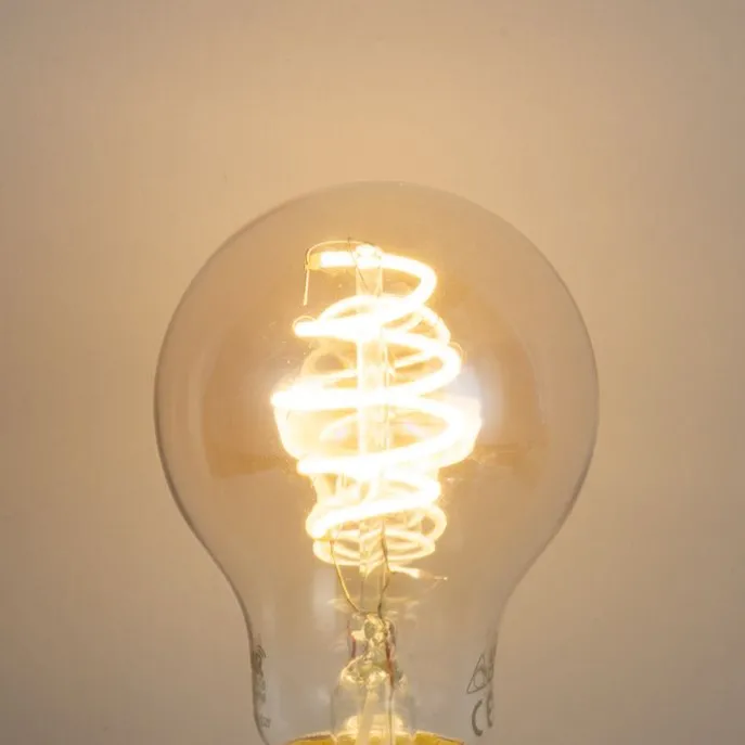 Smart plafondlamp zwart bamboe 40 cm incl. Wifi A60 - Ostrava