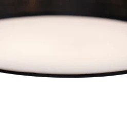 Smart plafondlamp zwart 30cm incl. LED RGB met afstandsbediening - Taiko