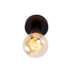 Smart plafondlamp zwart incl. Wifi G95 - Facile