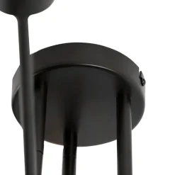 Smart plafondlamp zwart 6-lichts incl. Wifi G95- Sydney