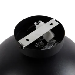 Smart plafondlamp zwart met goud 28 cm incl. Wifi A60 - Magnax