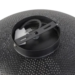 Smart plafondlamp zwart met goud 40 cm incl. Wifi G95 - Radiance