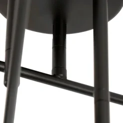 Smart plafondlamp zwart met goud 6-lichts incl. Wifi G95 - Sydney