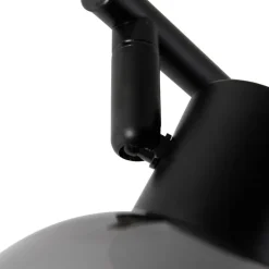 Smart plafondlamp zwart met smoke glas incl. 4 Wifi P45 - Vidro