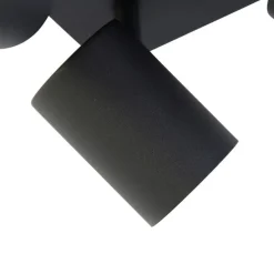 Smart plafondlamp zwart vierkant incl. 4 Wifi GU10 - Jeana