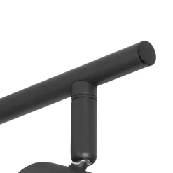 Smart plafondlamp zwart vierkant incl. 5 Wifi GU10 - Jeana