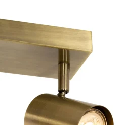 Smart plafondspot brons 3-lichts draai- en kantelbaar incl. Wifi GU10 50mm - Jeana