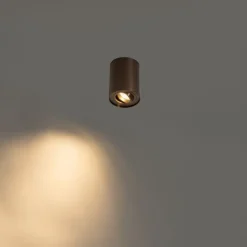 Smart plafondspot donkerbrons draai- en kantelbaar incl. Wifi GU10 50mm - Rondoo Up