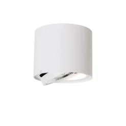 Smart plafondspot wit draai- en kantelbaar incl. Wifi GU10 111mm - Rondoo Up