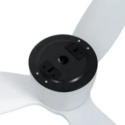 Smart plafondventilator wit 132cm incl. LED dimbaar met afstandsbediening - Sofio