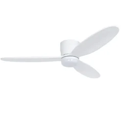 Smart plafondventilator wit 132cm incl. LED dimbaar met afstandsbediening - Sofio