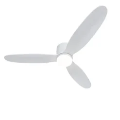 Smart plafondventilator wit 132cm incl. LED dimbaar met afstandsbediening - Sofio