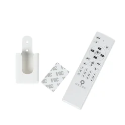 Smart plafondventilator zwart 54cm incl. LED dimbaar met afstandsbediening - Dave