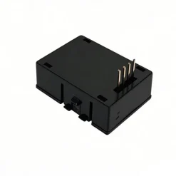 Smart plafondventilator zwart met hout print 132cm incl. LED dimbaar met afstandsbediening - Joly