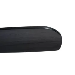 Smart plafondventilator zwart 132cm incl. LED dimbaar met afstandsbediening - Sofia