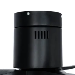 Smart plafondventilator zwart 132cm incl. LED dimbaar met afstandsbediening - Sofia