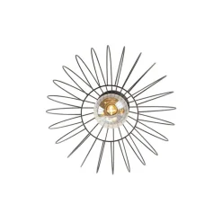 Smart plafonnière zwart incl. Wifi G95 - Margarita