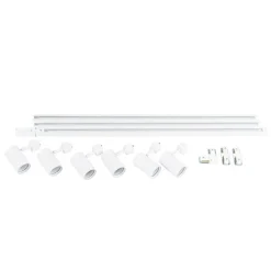 Smart railsysteem met 6 spots wit 1-fase 300cm - Iconic Jeana