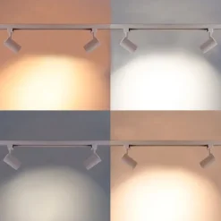 Smart railsysteem met 6 spots wit 1-fase 300cm - Iconic Jeana