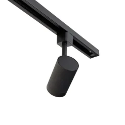 Smart railsysteem met 6 spots zwart 1-fase 200cm - Iconic Jeana