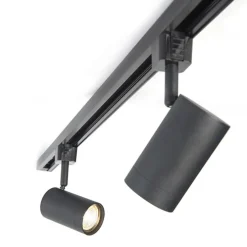 Smart railsysteem met 6 spots zwart 1-fase 300cm - Iconic Jeana