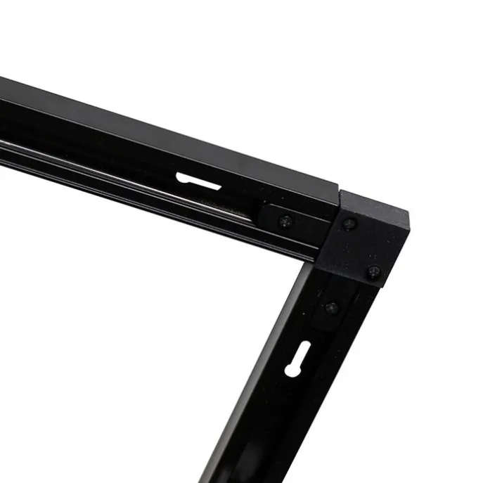 Smart railsysteem zwart 1-fase 10-lichts incl. Wifi GU10 - Iconic Jeana