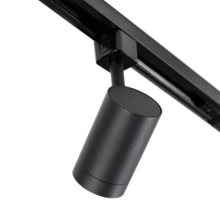 Smart railsysteem zwart 1-fase 10-lichts incl. Wifi GU10 - Iconic Jeana