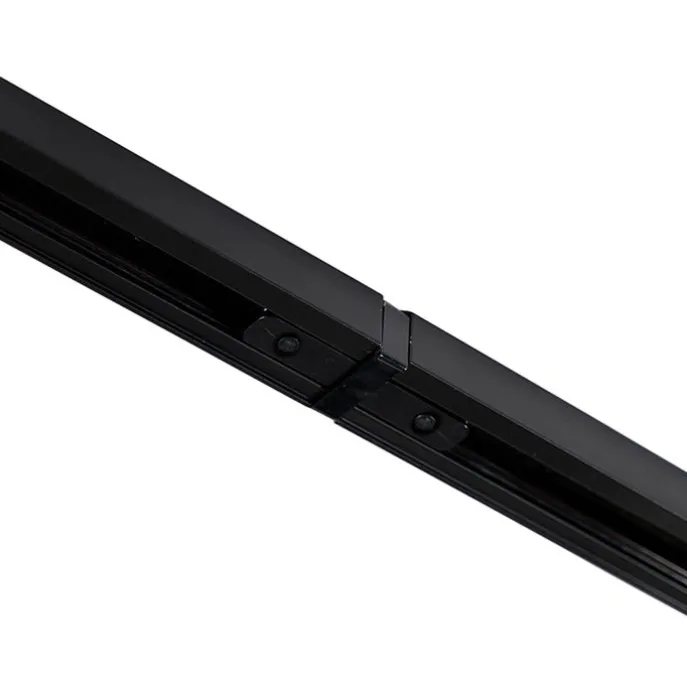 Smart railsysteem zwart 1-fase 10-lichts incl. Wifi GU10 - Iconic Jeana