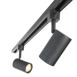 Smart railsysteem zwart incl. 3 WiFi GU10 1-fase - Iconic Jeana