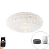 Smart retro plafondlamp wit incl. Wifi A60 - Lina
