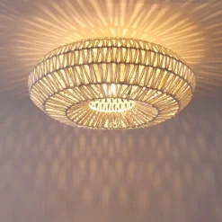 Smart retro plafondlamp wit incl. Wifi A60 - Lina