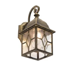 Smart romantische buitenwandlamp brons incl. Wifi A60 - London