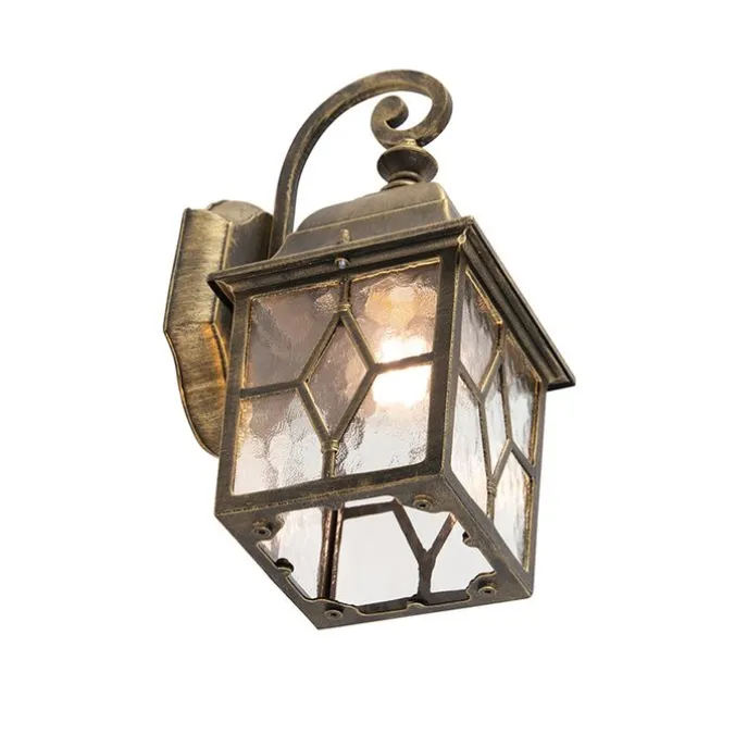 Smart romantische buitenwandlamp brons incl. Wifi A60 - London