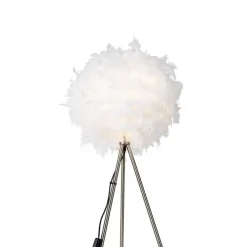 Smart romantische vloerlamp wit incl. Wifi A60 - Feather