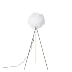 Smart romantische vloerlamp wit incl. Wifi A60 - Feather